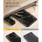 For iPhone X/Xs Case Ultra Slim Thin Glossy Soft TPU Rubber Black/Gold