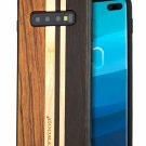 for Galaxy S10 Plus Case Cool Wooden Design High Impact Resistant Hybrid Cover