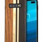 for Galaxy S10 Plus Case Cool Wooden Design High Impact Resistant Hybrid Cover