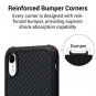 iPhone XR Case Military Drop Test Super Durable Resilient Rugged Armor Black
