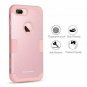 For iPhone 8/7 Plus Slim Wave Point Design 2 in1 Silicone Shockproof Rose Gold