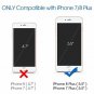 For iPhone 7/8 Plus Case Silicone Gel Rubber Full Body Protection Red