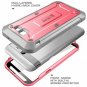 For Samsung Galaxy J7 Case Full-Body Rugged Holster Built Screen Protecto Pink