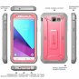 For Samsung Galaxy J7 Case Full-Body Rugged Holster Built Screen Protecto Pink