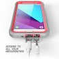 For Samsung Galaxy J7 Case Full-Body Rugged Holster Built Screen Protecto Pink