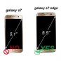 For Samsung Galaxy S7 Edge Case Leather Wallet Wrist Strap Credit Card BeigeGrey