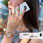 Samsung Galaxy S7 Edge Case Leather Wallet Flip Folio Mirror ForestGreen