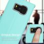 For Samsung Galaxy S8 Case Leather Wallet Folio Mirror Wrist Strap Mint Green