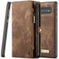 For Galaxy S10 Plus Case Wallet Detachable Folio Magnetic Premium Leather Brown