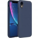 iPhone XR Case Liquid Silicone Gel Rubber Full Protection Shockproof Navy Blue