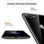 For iPhone 7/8 Plus Case Soft Cover Electroplated Frame Ultra Slim Black
