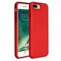 For iPhone 7/8 Plus Case Silicone Rubber Full Body Protection Shockproof Red