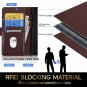 For Galaxy S10 Plus Luxury Cowhide Genuine Leather Blocking Handcrafted Brown