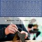 For Galaxy S10 Plus Case Wallet Luxurious Romantic Carved Makeup Mirror NavyBlue