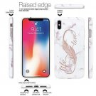 For iPhone X/Xs Case Soft Design Slim Shockproof Flexible Bumper Shiny Love Life