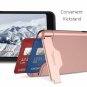 For Google Pixel 3 Case Wallet Dual Layer Card Slot Holder Kickstand Rose Gold