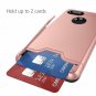 For Google Pixel 3 Case Wallet Dual Layer Card Slot Holder Kickstand Rose Gold
