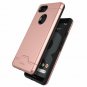 For Google Pixel 3 Case Wallet Dual Layer Card Slot Holder Kickstand Rose Gold