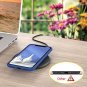 iPhone X/Xs Case Full Body Protection Silicon Wireless Charging Slim Rubber Blue