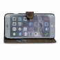 For iPhone 7/8 Plus Case Cork Wood  Natural Wallet Leather ExteriorEco Friendly