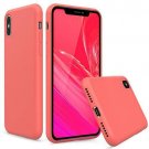 iPhone X/Xs Case Full Body Protection Silicon Wireless Charging Rubber Orange
