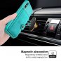 iPhone X/Xs Wallet Case Card Holder Premium Leather Back Folio Flip Shock Green