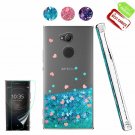 For Sony Xperia XA2 Ultra Case Cute Glitter Series Flowing Sparkle Bling Blue