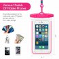 4 Pack Universal Waterproof Case Dry Bag Pouch BlackBlueOrangeRoseRed