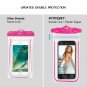 4 Pack Universal Waterproof Case Dry Bag Pouch BlackBlueOrangeRoseRed