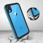 For iPhone XR Case Full-Body Waterproof Snowproof Cover Screen Protector Blue