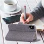 For iPhone Xs Max Case Wallet Folio Folding Protective with Card Holder Grey