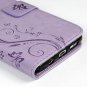 For Samsung Galaxy S7 Edge Case Leather Wallet Card Holders Fashion Pen Violet