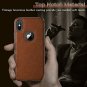 For iPhone X/Xs Case Luxury Leather Ultra Slim & Thin Soft Flexible 2018 Brown