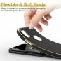 For iPhone X/Xs Case Luxury Leather Ultra Slim & Thin Soft Flexible Gold Black