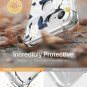 For Google Pixel 3 Case Flower Pattern Design Soft Flexible TPU Flower/Dark Blue
