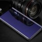 For Galaxy A7 2018 A750 Case Mirror Design Clear Flip Bookstyle Luxury Purple