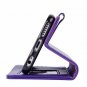 For iPhone 6/6s Wallet Case PU Leather ID&Credit Card Pockets Flip Folio Purple