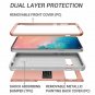 For Samsung Galaxy S10 Case Heavy Duty Protection Full Body Rose Gold/Gray