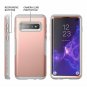 For Samsung Galaxy S10 Case Heavy Duty Protection Full Body Rose Gold/Gray