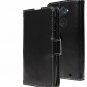 For Motorola Droid Turbo Case Flip Wallet Leather Soft Stand Card Holder Black