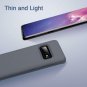 For Samsung Galaxy S10 Case Liquid Silicone Cover Drop Protection Purple