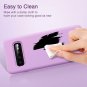 For Samsung Galaxy S10 Case Liquid Silicone Cover Drop Protection Purple