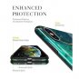 For iPhone X/Xs Case Ultra Slim Thin Glossy Soft TPU Rubber Silicone Green/Gold