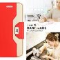 Samsung Galaxy S7 Edge Case Leather Wallet Flip Folio Mirror Wrist Strap Red