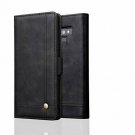 For Galaxy Note 9 Case Leather Wallet Thin Slim Folio ID&Credit Card Black