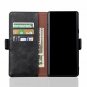 For Galaxy Note 9 Case Leather Wallet Thin Slim Folio ID&Credit Card Black