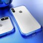 for iPhone Xs/X Case Anti Scratch Shock Absorption Soft flexible Matte Blue