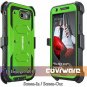 For Samsung Galaxy J7 Case Screen Protector Heavy Duty Rugged Holster Green