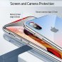 For iPhone Xs Max Case Mimic Tempered Glass Soft Silicone Bumper Skyfire Gem