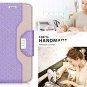 Samsung Galaxy S7 Edge Case Leather Wallet Flip Folio Mirror Lavender